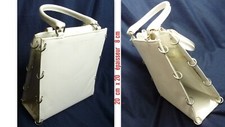 Sac Paco Rabanne blanc 1970