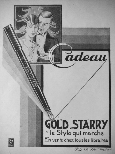 Publicité 1927 gold starry - 1927,