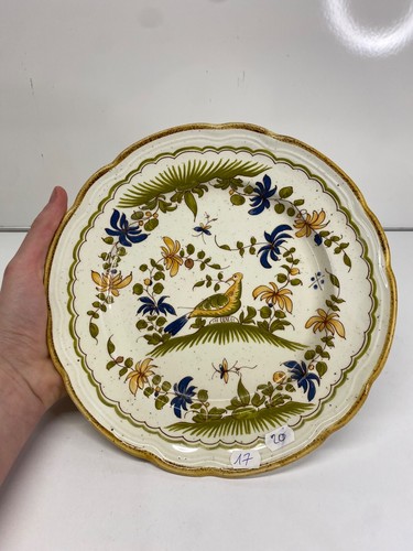 Assiette décorative - , à