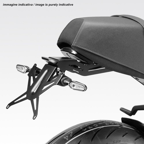 Portatarga réglable noir dpm - réglable,
