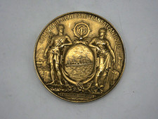 RARE GRANDE MEDAILLE  RONDE EN