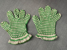 Paire anciens gants laine