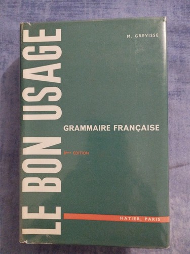 Bon usage grammaire - le,