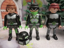 Trio espace astronaute