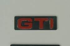 PEUGEOT GTI rouge sigle embleme logo insigne monogramme carrosserie plastique 