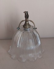 Tulipe déflecteur Holophane + griffe et douille , brocante