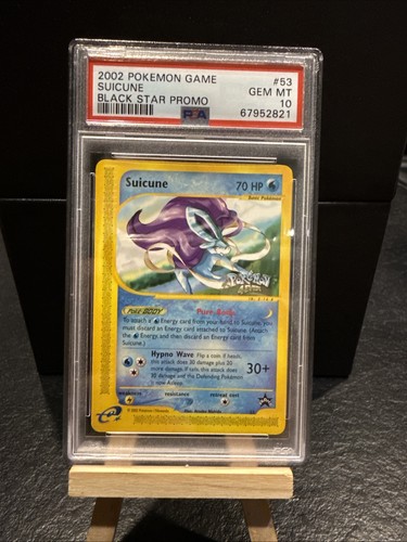 Suicune promo black star psa - star,