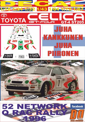 Decal toyota celica - celica, j