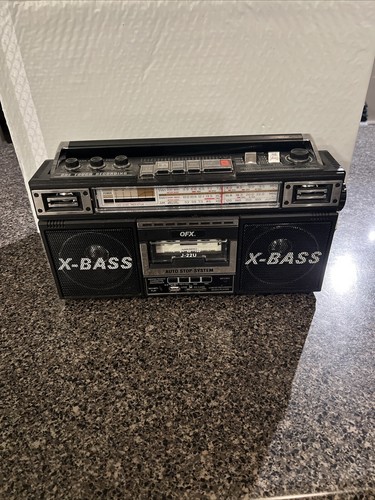 Boombox qfx 22u - boombox,