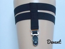 1 Porte jarretelles à l'unité 2 rangs élastique 1 clip métal original bondage