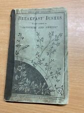 *RARE* 1896 "RECETTES DE PETIT DÉJEUNER" PETIT LIVRE BROCHÉ (P2)