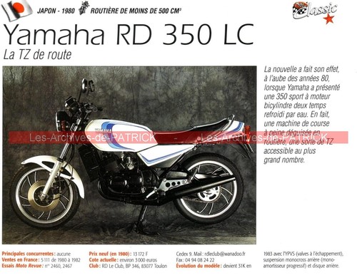 Yamaha 350 coupe - rd,