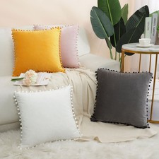 Lot de 4 Housses Coussin