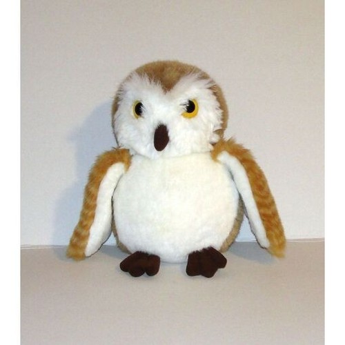 Peluche chouette lascar doudou - peluche,