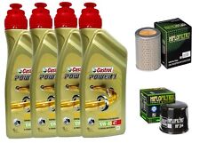Set / Entretien Honda CBF S 600 2004 2005 2006 2007 Castrol 10W40 Filtres Oil