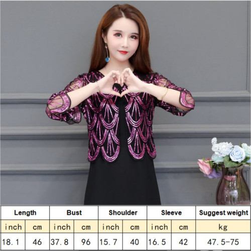 Veste boléro chic maille - en,