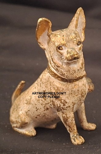 Chien bronze c1900 - , chihuahua