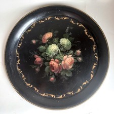 GRAND plateau tôle époque