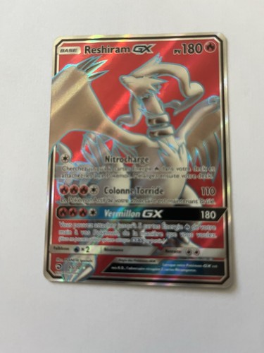 Carte pokémon reshiram - reshiram, gx