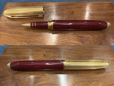 Louis Vuitton Roller Ball Pen Doc Burgundy Laquered - Stylo Bille Bordeaux Laqué