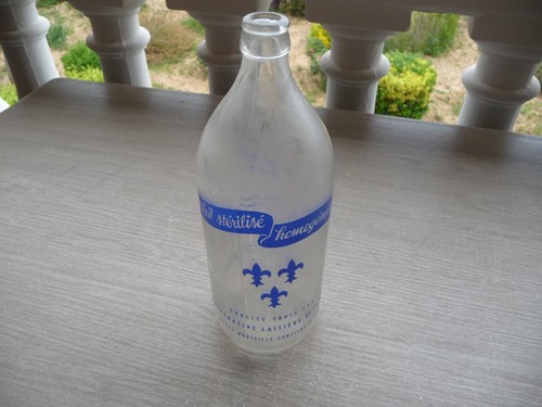 Ancienne bouteille lait - ancienne, de
