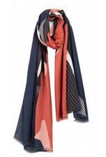 COP COPINE : HIVER 2018-2019 : foulard imprimé modèle DALVIK T.U blanc (-20%)