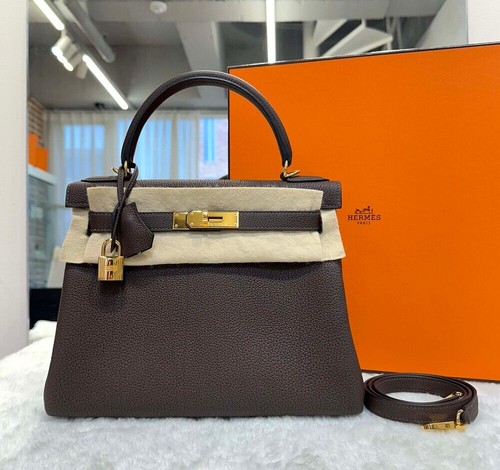 Hermes sac kelly moka - kelly, 28