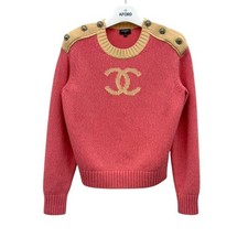 CHANEL Pull en cachemire avec
