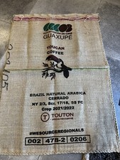 sac toile de jute café