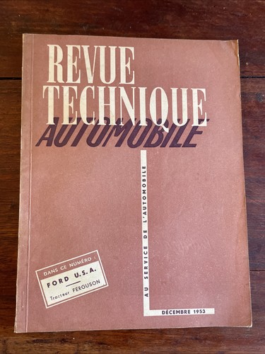 Revue technique automobile - technique,