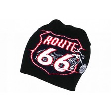 Bonnet Route 66 Rouge et Noir