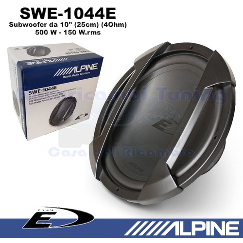 Subwoofer alpine swe 1044e - alpine, 10"