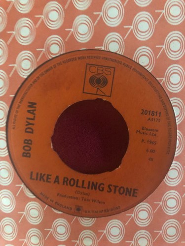 45t bob dylan like - like, a