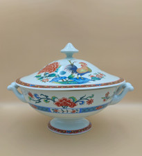 HAVILAND Limoges "AU COQ" - Soupière taille L - Porcelaine Pâte Celadon 200 cl