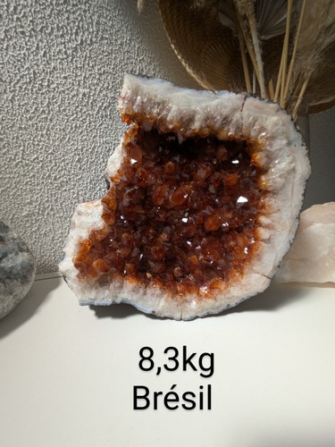Géode citrine 8kg - géode,