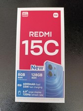  ✅ Smartphone Xiaomi Redmi 15C 4G 6,9" DualSim 4GB + 128GB Noir Minuit (Europe)