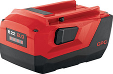 Hilti b22 0ah batterie - hilti, 8.0ah