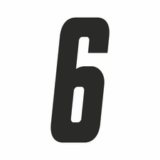 Autocollant Numéro De Course