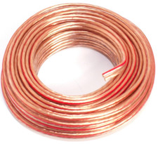 Câble d'enceinte  2x1,5mm CCA parfaite entre un amplificateur et une enceinte