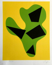 Jean Hans Arp Lithographie COA