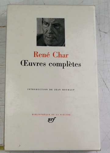 René char oeuvres complètes - rené,