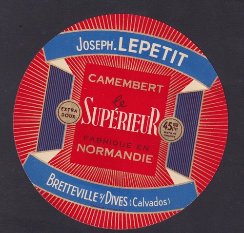 Ancienne étiquette fromage - ancienne,