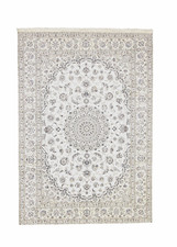 Magnifique Tapis Oriental Nain En Soie 9 La ( 361 X 249 ) Haute Qualité Neu