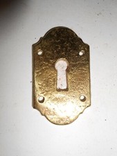  entrée de serrure en bronze porte d'entrée meuble restauration création 