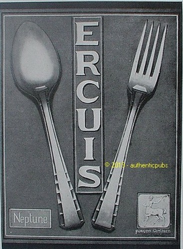 Publicite ercuis orfevrerie - ercuis,