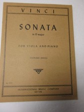 Leonardo Vinci Sonata in D