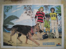 Poster SPIROU   Les BAROUDEURS SANS FRONTIERES du n°2361 du 14. 7. 1983