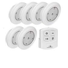 6 LED avec télécommande -