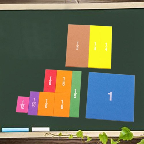 Blocs fractions montessori - blocs,