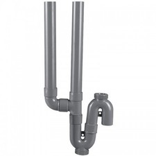 Siphon machine à laver double sortie verticale INTERPLAST